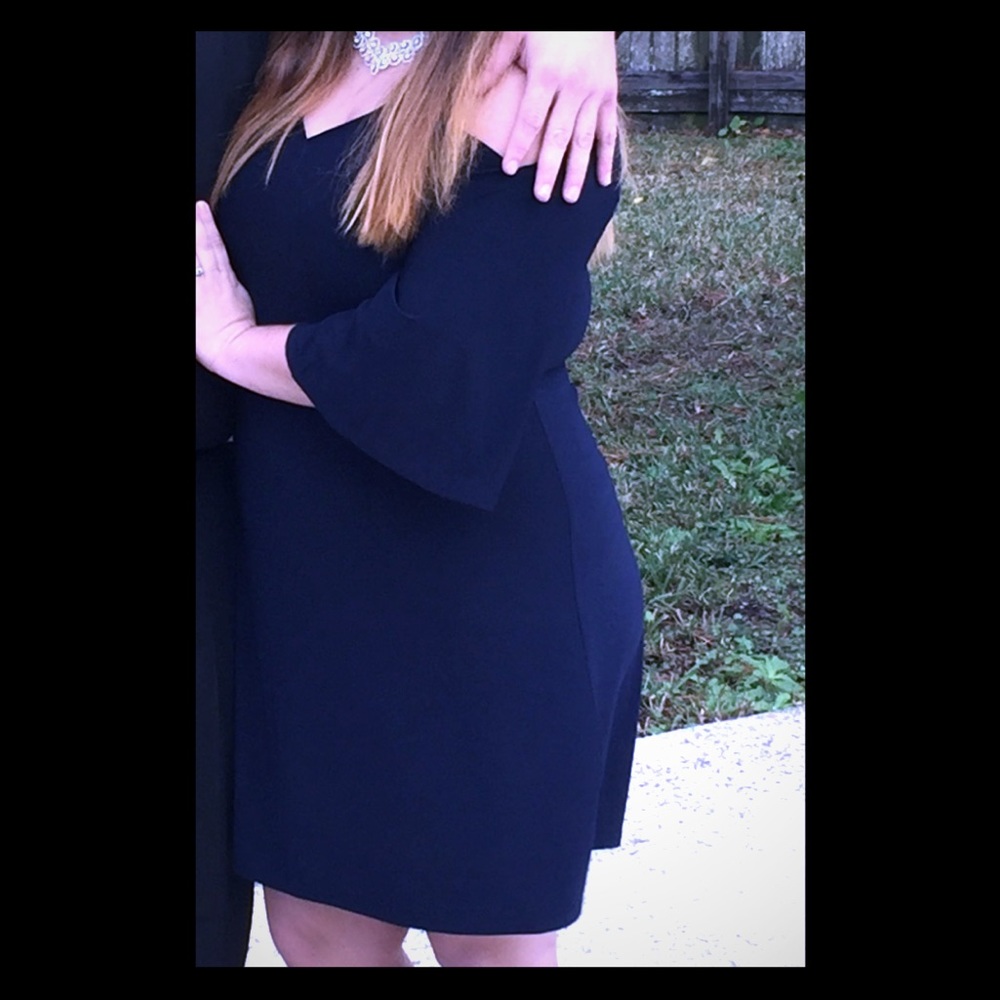 Dress Barn Cold Shoulder Dress